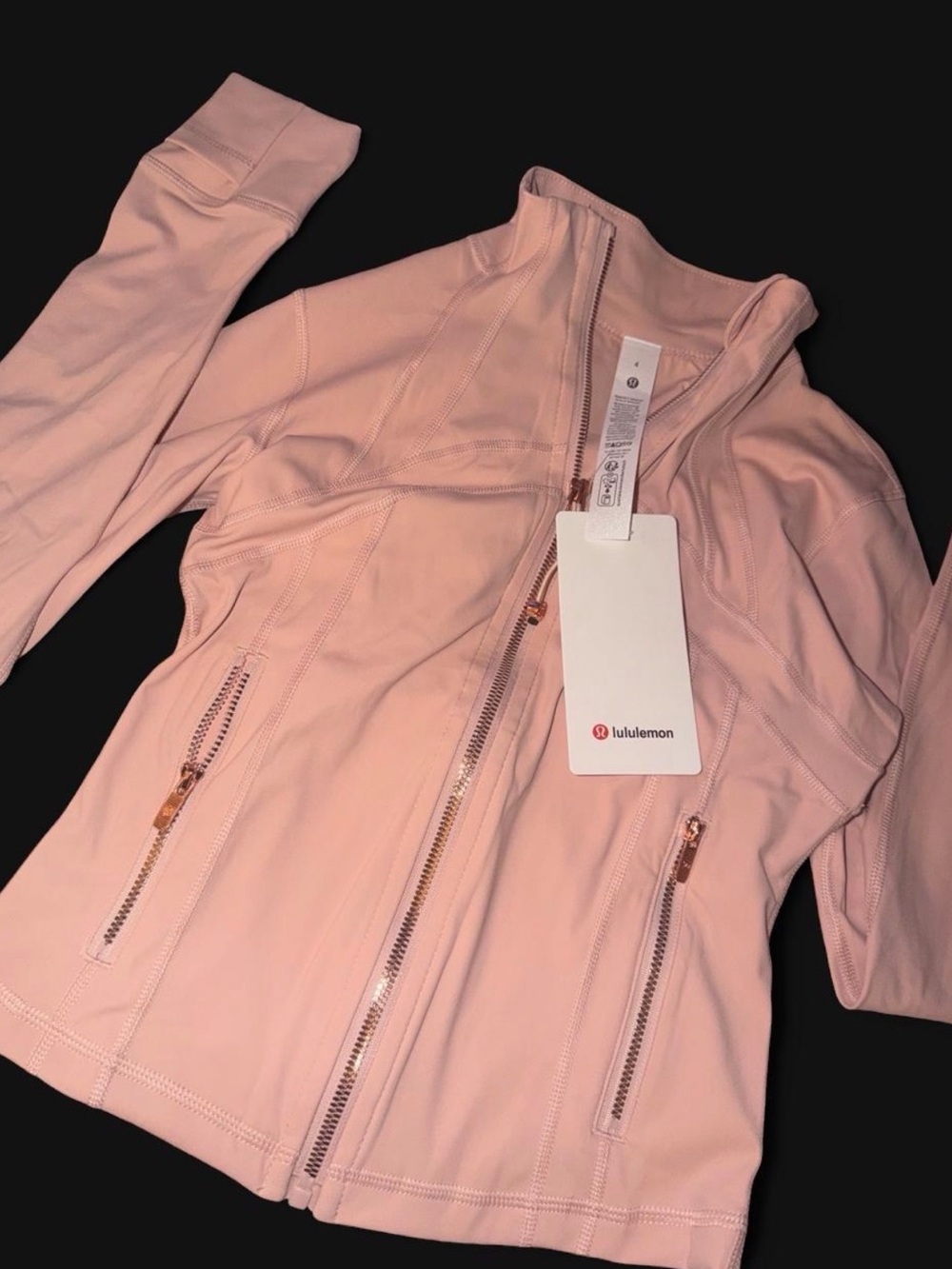 Lululemon Salmon Pink Cropped Define Jacket Size 4